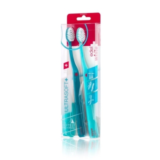 EDEL+WHITE Flosserbrush Zahnbürste Ult Duo