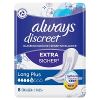 ALWAYS Discreet Inkontinenz Long Plus
