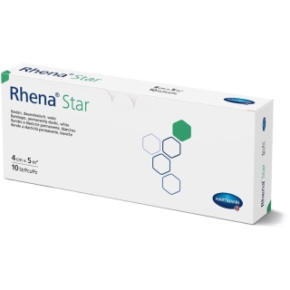 RHENA Star Elast Binde 4cmx5m weiss offen