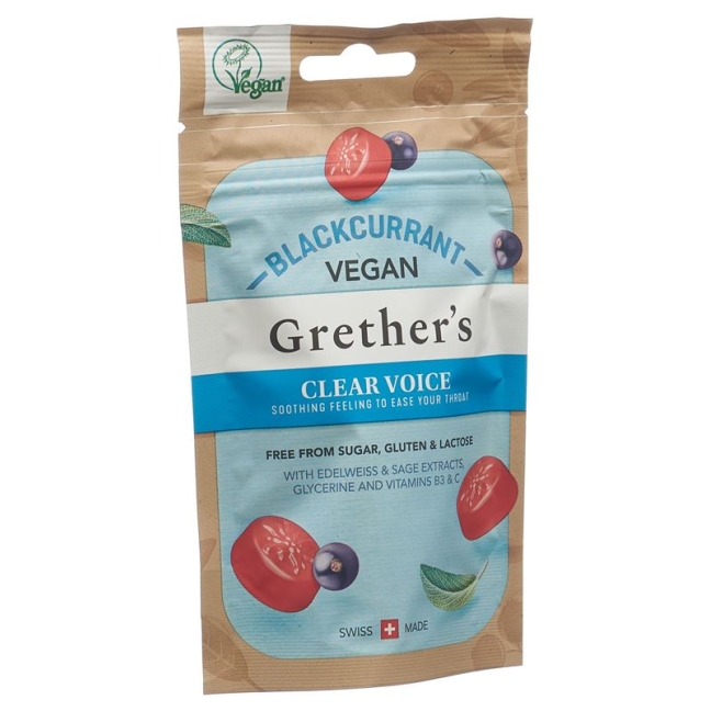 GRETHERS Clear Voice Blackcur Past vegan