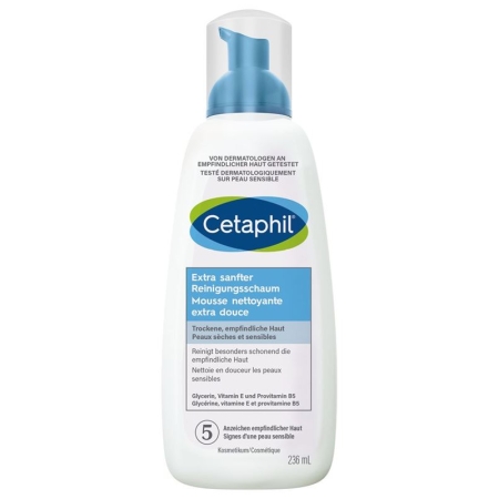 CETAPHIL Экстрамягкая очищающая пенка.