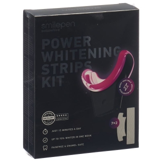 SMILEPEN Pow Whiten Strips Kit Strips&Accelerator