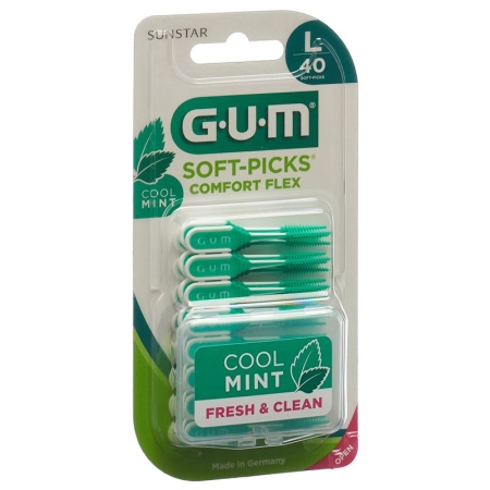 GUM Soft-Picks Comfort Flex Large Mint