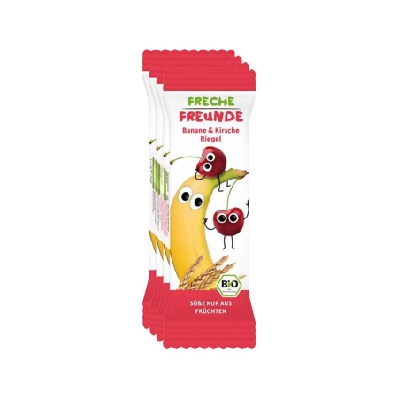 FRECHE FREUNDE Riegel Banane Kirsche