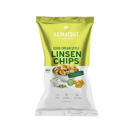 HEIMATGUT Linsen Chips Sour Cream Bio