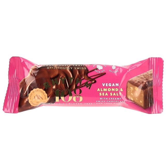 RHYTHM108 Sweet N Salty Almond Choco Bar