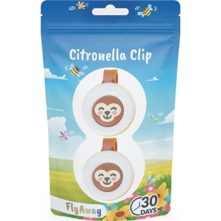 FLYAWAY Citronella-Clip Monkey Duopack