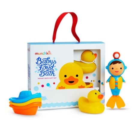 MUNCHKIN Baby's 1st Bath 18M+ Geschenkset