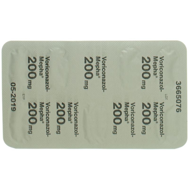 Voriconazole Mepha Lactab 200 mg 28 pcs
