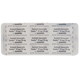 Ezetimib Simvastatin Sandoz Tabletten 10/20mg 28 Stück