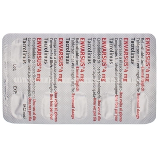 Envarsus Retard Tabletten 4mg 30 Stück