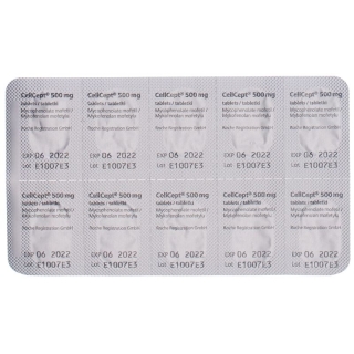 Cellcept (pi) Filmtabletten 500mg 150 Stück