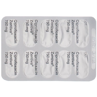 Ciprofloxacin Zentiva Filmtabletten 750mg 20 Stück