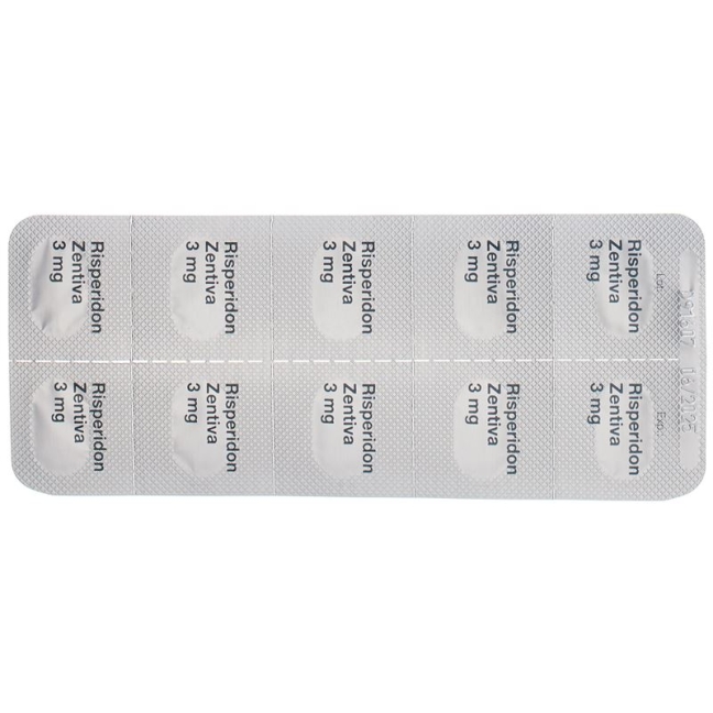 Risperidon Zentiva Filmtabletten 3mg 60 Stück