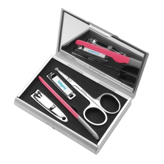 Babyono nail care set with mirror