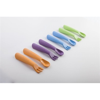 Ekoala Ekiko set spoon and fork organic plastic