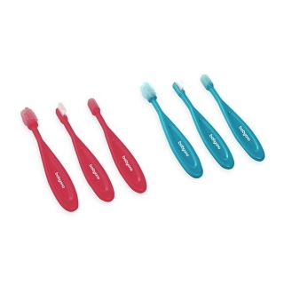 Babyono toothbrush set 3 brushes
