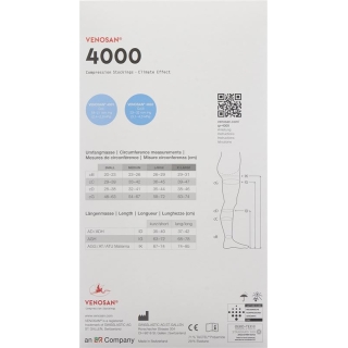 Venosan 4002 A-GH KKL2 XL длинные открытые сафьян 1 пара