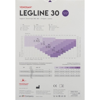 Venosan Legline 30 A-d S Beige 1 Paar