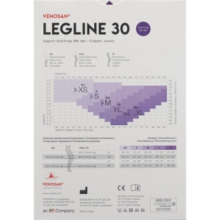 Venosan Legline 30 A-ghz XS Sahara 1 Paar