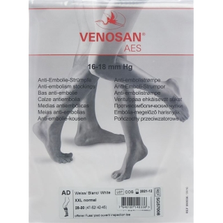 Venosan Aes Ad XXL Long Open Белый 1 пара