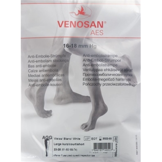 Venosan Aes A-gg L короткие открытые белые 1 пара