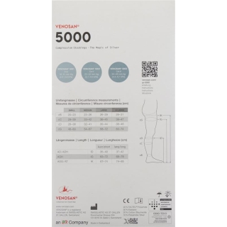 VENOSAN 5001 A-D KKL1 XL длинный открытый Мексика 1 пара