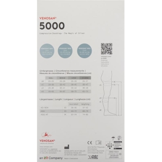 VENOSAN 5001 A-GH KKL1 L длинный открытый песок 1 пара