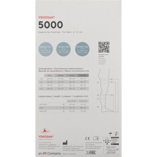 VENOSAN 5002 A-D KKL2 XL длинный открытый песок 1 пара