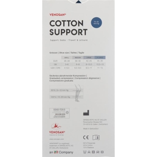 Носки Venosan COTTON SUPPORT A-D M темно-синие 1 пара