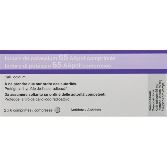 Potassium iodide 65 AApot tbl 65 mg 12 pcs