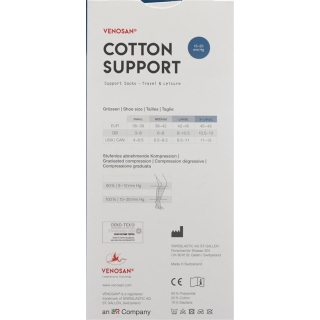 Venosan Cotton A-d Support Socks S Wood 1 Paar