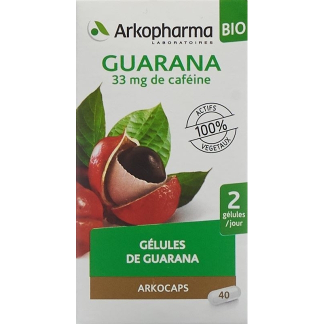 Arkocaps Guarana Kapseln Bio Dose 40 Stück