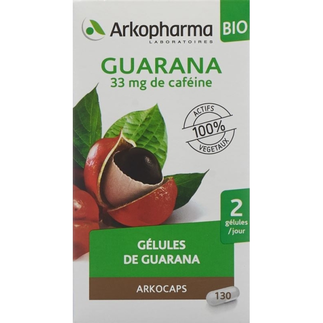 Arkocaps Guarana Kapseln Bio Dose 130 Stück