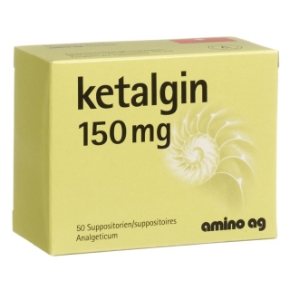 Ketalgin Zäpfchen 150mg 50 Stück