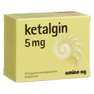 Ketalgin Zäpfchen 5mg 50 Stück