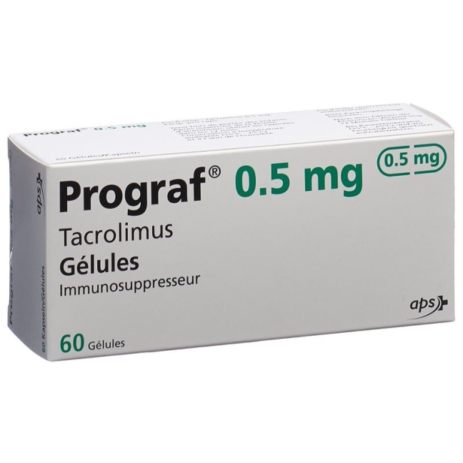Prograf (pi) Kapseln 0.5mg 60 Stück