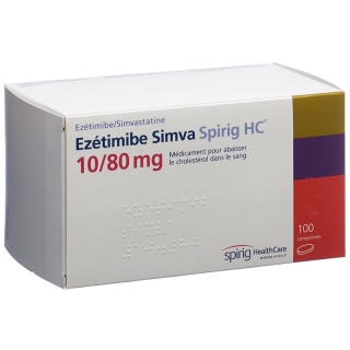 Ezetimib Simva Spirig HC Tabletten 10/80mg 100 Stück