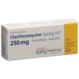 Clarithromycin Spirig HC Filmtabletten 250mg 20 Stück