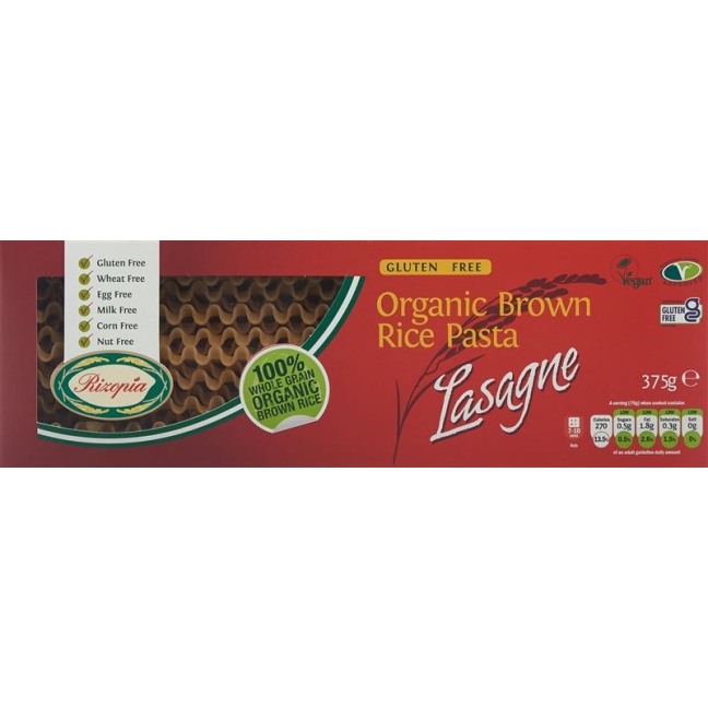 Alternis Rizopia Lasagne 375g
