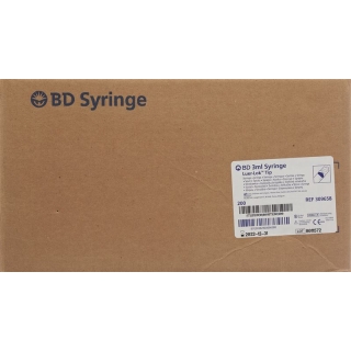 BD Plastipak Spritze 3ml 3-teilig Luer-Lock Zentrisch 200 Stück