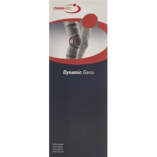 Omnimed Dynamic Genu Kniebandage Grösse XS Grau-Bordeaux