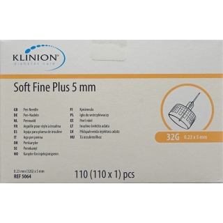 Klinion Soft Fine Pl Pen-Nadel 5mm 32g 110 Stück