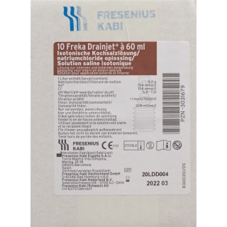 Freka Drainjet NaCl 0.9% Spüllösung 10x 60ml