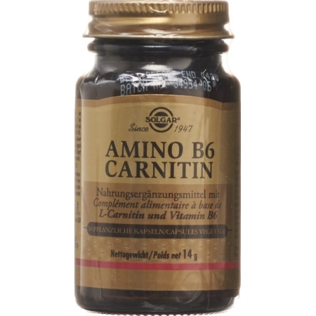 Solgar Amino B6 Карнитин в капсулах 30 шт.