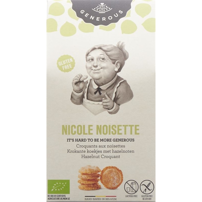 Generous Nicole Noisette Biscuit Glutenfrei 100g