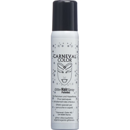 Carneval Color Glitter Hair Spray Silber 100ml