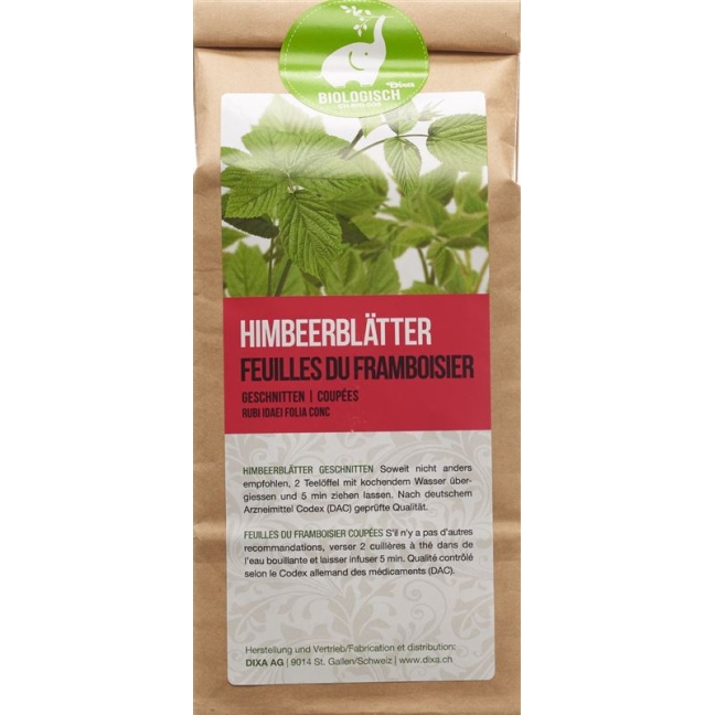 Dixa Himbeerblätter Dac Bio Geschnitten 70g