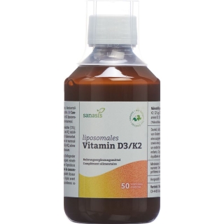 Sanasis Vitamin D3/k2 Liposomal 250ml