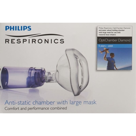 Optichamber Diamond M Lite Touch Maske Ab 5j & Erwachsene